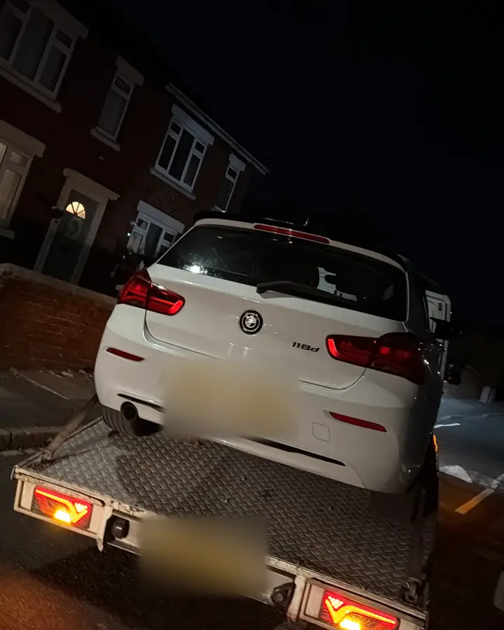 BMW 1 Series on a night job